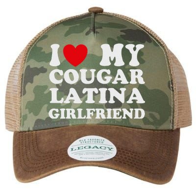 Cougar Latina Girlfriend I Love My Latina Cougar Girlfriend Legacy Tie Dye Trucker Hat