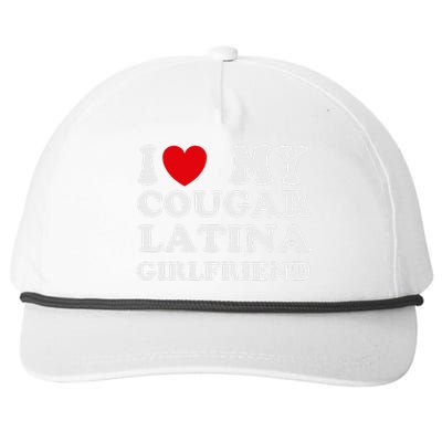 Cougar Latina Girlfriend I Love My Latina Cougar Girlfriend Snapback Five-Panel Rope Hat