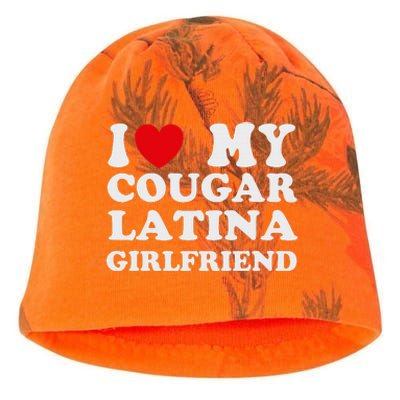 Cougar Latina Girlfriend I Love My Latina Cougar Girlfriend Kati - Camo Knit Beanie