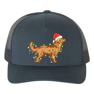 Christmas Lights Golden Retriever Dog Lover Funny Gift Yupoong Adult 5-Panel Trucker Hat