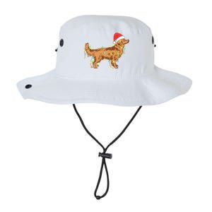 Christmas Lights Golden Retriever Dog Lover Funny Gift Legacy Cool Fit Booney Bucket Hat