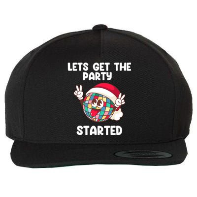 Christmas Lets Get The Party Started Holiday Festivities Cute Gift Wool Snapback Cap