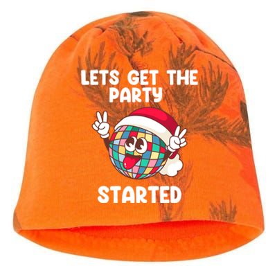 Christmas Lets Get The Party Started Holiday Festivities Cute Gift Kati - Camo Knit Beanie