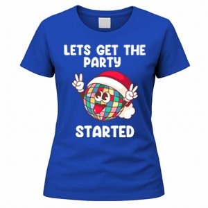 Christmas Lets Get The Party Started Holiday Festivities Cute Gift Women's T-Shirt