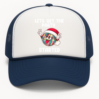 Christmas Lets Get The Party Started Holiday Festivities Cute Gift Trucker Hat