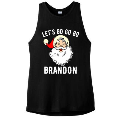 Let's Go Brandon Lets Go Brandon, Lets Go Brandon Let's Go Brandon Ladies PosiCharge Tri-Blend Wicking Tank