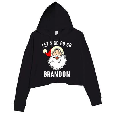 Let's Go Brandon Lets Go Brandon, Lets Go Brandon Let's Go Brandon Crop Fleece Hoodie