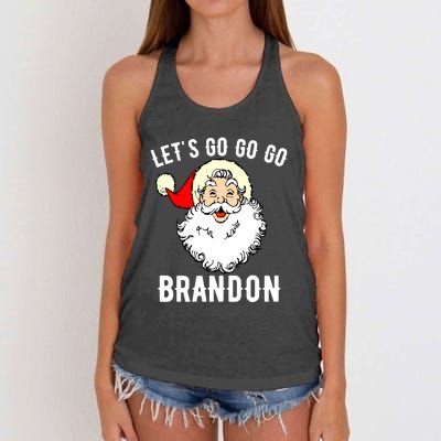 Let's Go Brandon Lets Go Brandon, Lets Go Brandon Let's Go Brandon Women's Knotted Racerback Tank