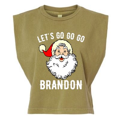 Let's Go Brandon Lets Go Brandon, Lets Go Brandon Let's Go Brandon Garment-Dyed Women's Muscle Tee