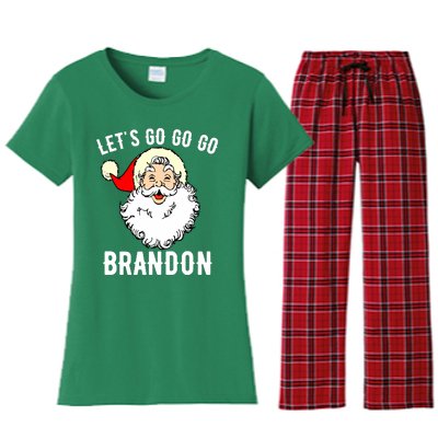 Let's Go Brandon Lets Go Brandon, Lets Go Brandon Let's Go Brandon Women's Flannel Pajama Set