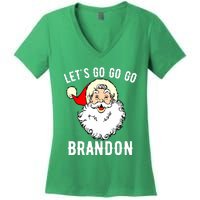 Let's Go Brandon Lets Go Brandon, Lets Go Brandon Let's Go Brandon Women's V-Neck T-Shirt