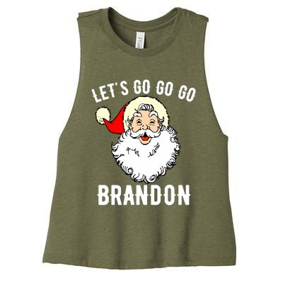 Let's Go Brandon Lets Go Brandon, Lets Go Brandon Let's Go Brandon Women's Racerback Cropped Tank