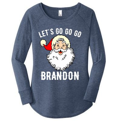 Let's Go Brandon Lets Go Brandon, Lets Go Brandon Let's Go Brandon Women's Perfect Tri Tunic Long Sleeve Shirt