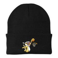 Common Leopard Gecko Playing Basketball Reptile Lizard Knit Cap Winter Beanie