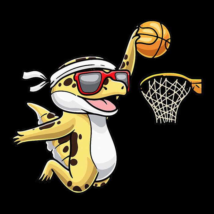 Common Leopard Gecko Playing Basketball Reptile Lizard Mousepad