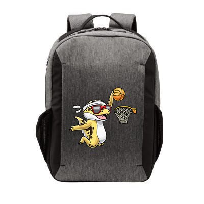 Common Leopard Gecko Playing Basketball Reptile Lizard Vector Backpack