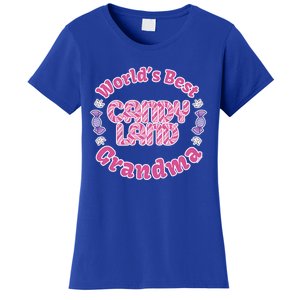 Candy Land Grandparents Day Worlds Best Grandma Gift Women's T-Shirt