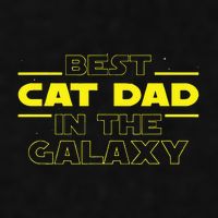 Cat Lover Gifts Best Cat Dad In The Galaxy Best Cat Dad Ever Ladies PosiCharge Tri-Blend Wicking Tank
