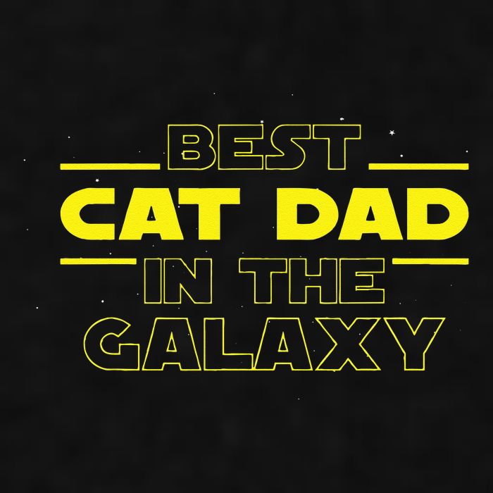 Cat Lover Gifts Best Cat Dad In The Galaxy Best Cat Dad Ever Ladies PosiCharge Tri-Blend Wicking Tank
