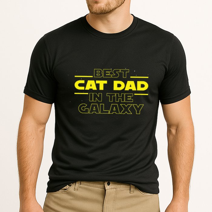 Cat Lover Gifts Best Cat Dad In The Galaxy Best Cat Dad Ever Performance Shirt