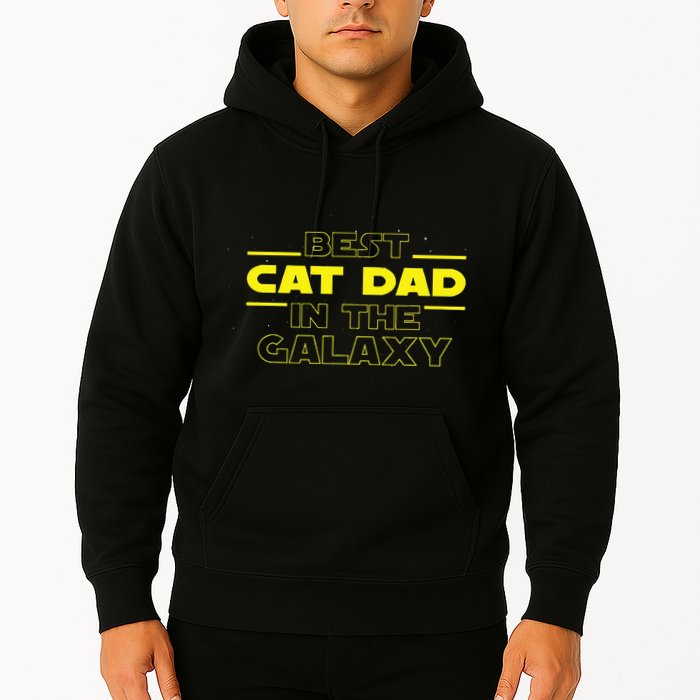 Cat Lover Gifts Best Cat Dad In The Galaxy Best Cat Dad Ever Hoodie