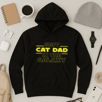 Cat Lover Gifts Best Cat Dad In The Galaxy Best Cat Dad Ever Hoodie