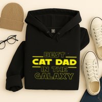 Cat Lover Gifts Best Cat Dad In The Galaxy Best Cat Dad Ever Hoodie