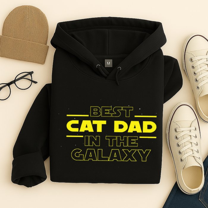 Cat Lover Gifts Best Cat Dad In The Galaxy Best Cat Dad Ever Hoodie