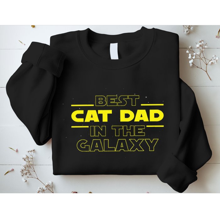 Cat Lover Gifts Best Cat Dad In The Galaxy Best Cat Dad Ever Sweatshirt