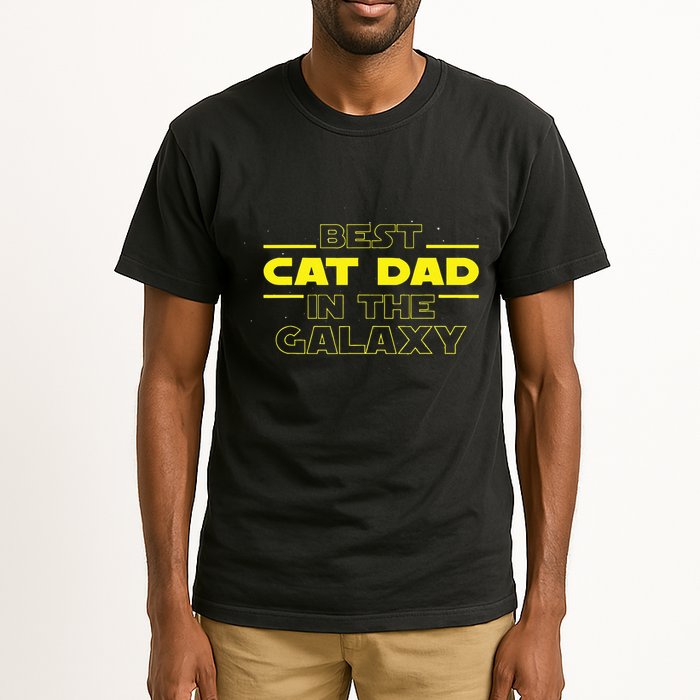 Cat Lover Gifts Best Cat Dad In The Galaxy Best Cat Dad Ever Tall T-Shirt