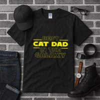 Cat Lover Gifts Best Cat Dad In The Galaxy Best Cat Dad Ever Tall T-Shirt