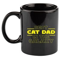 Cat Lover Gifts Best Cat Dad In The Galaxy Best Cat Dad Ever 11oz C Handle Ceramic Mug