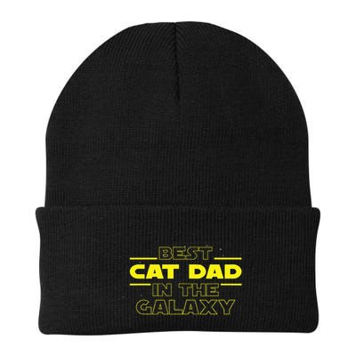 Cat Lover Gifts Best Cat Dad In The Galaxy Best Cat Dad Ever Beanie