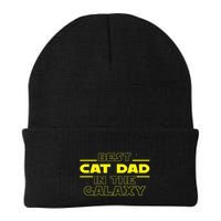 Cat Lover Gifts Best Cat Dad In The Galaxy Best Cat Dad Ever Beanie