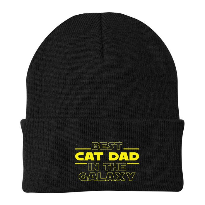 Cat Lover Gifts Best Cat Dad In The Galaxy Best Cat Dad Ever Beanie