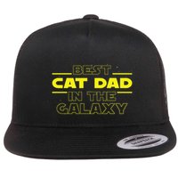 Cat Lover Gifts Best Cat Dad In The Galaxy Best Cat Dad Ever Flatbill Hat