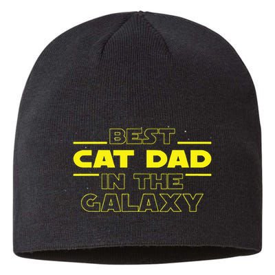 Cat Lover Gifts Best Cat Dad In The Galaxy Best Cat Dad Ever Sustainable Beanie