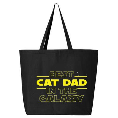 Cat Lover Gifts Best Cat Dad In The Galaxy Best Cat Dad Ever 25L Jumbo Tote