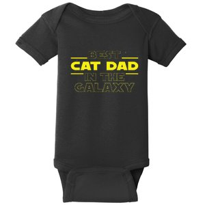 Cat Lover Gifts Best Cat Dad In The Galaxy Best Cat Dad Ever Baby Bodysuit