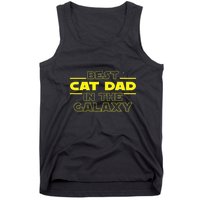 Cat Lover Gifts Best Cat Dad In The Galaxy Best Cat Dad Ever Tank Top