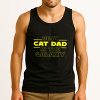 Cat Lover Gifts Best Cat Dad In The Galaxy Best Cat Dad Ever Tank Top