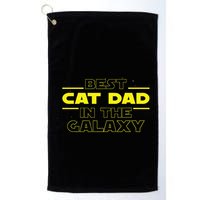 Cat Lover Gifts Best Cat Dad In The Galaxy Best Cat Dad Ever Golf Towel