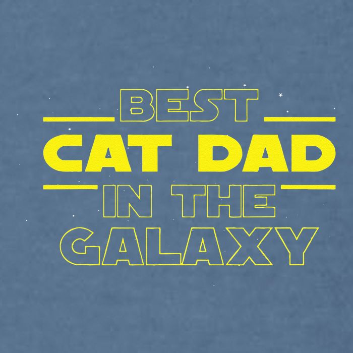 Cat Lover Gifts Best Cat Dad In The Galaxy Best Cat Dad Ever Garment-Dyed Sweatshirt