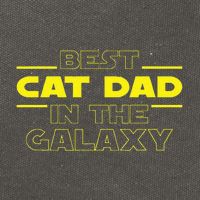 Cat Lover Gifts Best Cat Dad In The Galaxy Best Cat Dad Ever Cotton Canvas Backpack