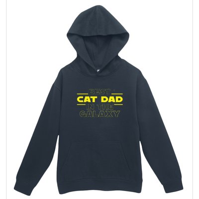 Cat Lover Gifts Best Cat Dad In The Galaxy Best Cat Dad Ever Urban Pullover Hoodie