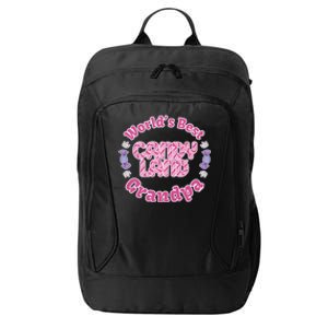 Candy Land Grandparents Day Worlds Best Grandpa Cool Gift City Backpack