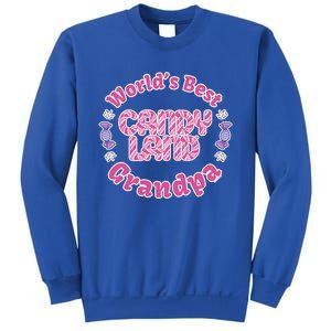 Candy Land Grandparents Day Worlds Best Grandpa Cool Gift Sweatshirt