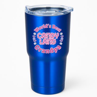 Candy Land Grandparents Day Worlds Best Grandpa Cool Gift Tumbler