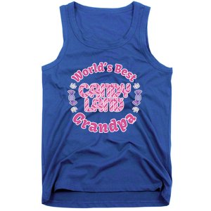 Candy Land Grandparents Day Worlds Best Grandpa Cool Gift Tank Top