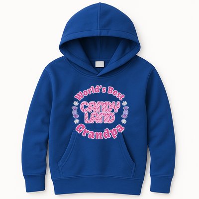 Candy Land Grandparents Day Worlds Best Grandpa Cool Gift Kids Hoodie